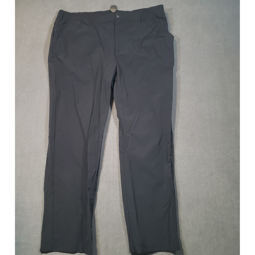 Maelreg Proflex Pants Mens 40x30 Black Athletic Golf Hiking Stretch Trousers
